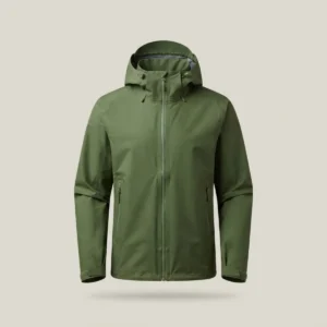 Chaqueta impermeable Kelpa Breeze 2.5L, color verde musgo, vista frontal