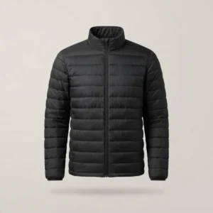 Plumífero Kelpa Hegoa 800 hombre, color negro, vista frontal