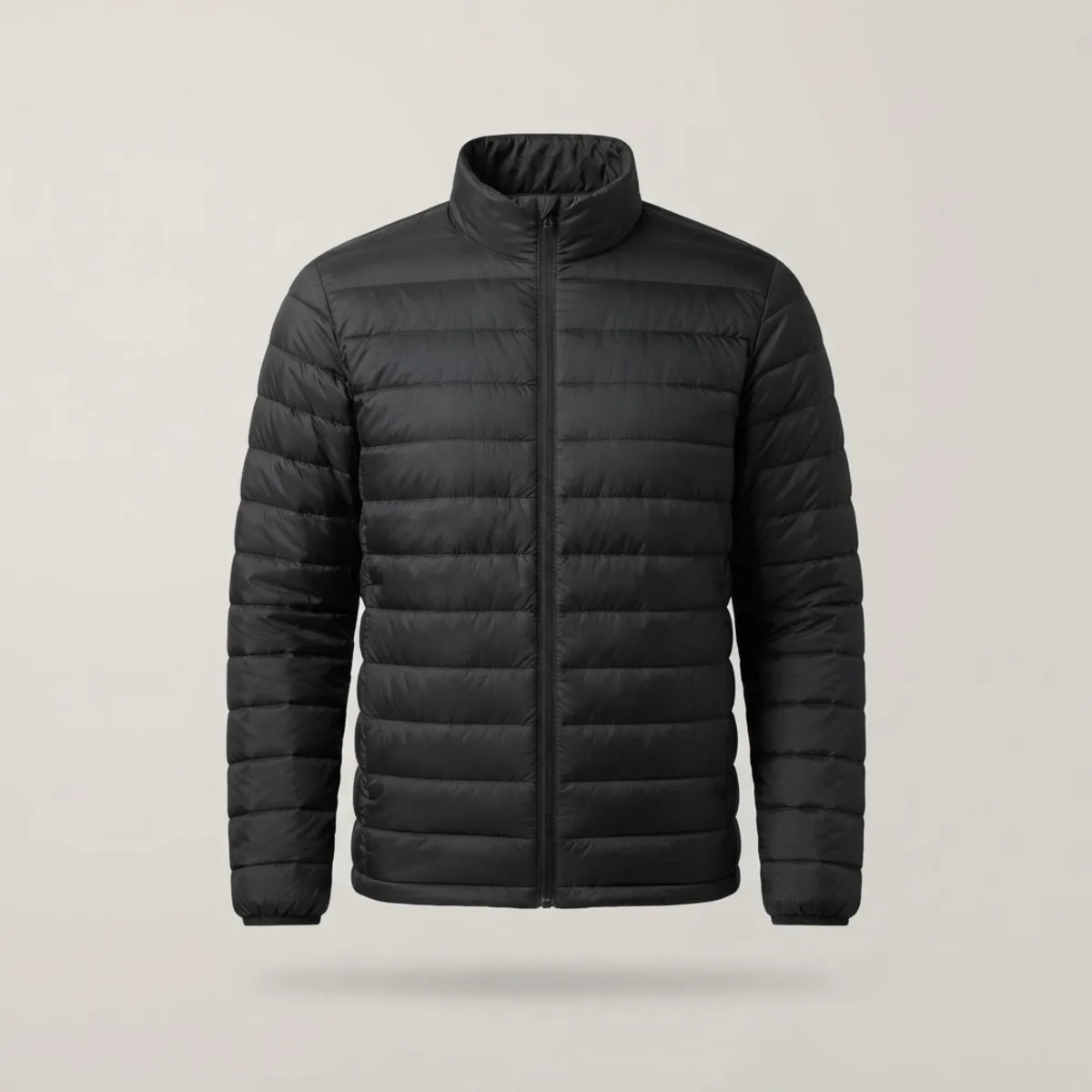 Plumífero Kelpa Hegoa 800 hombre, color negro, vista frontal
