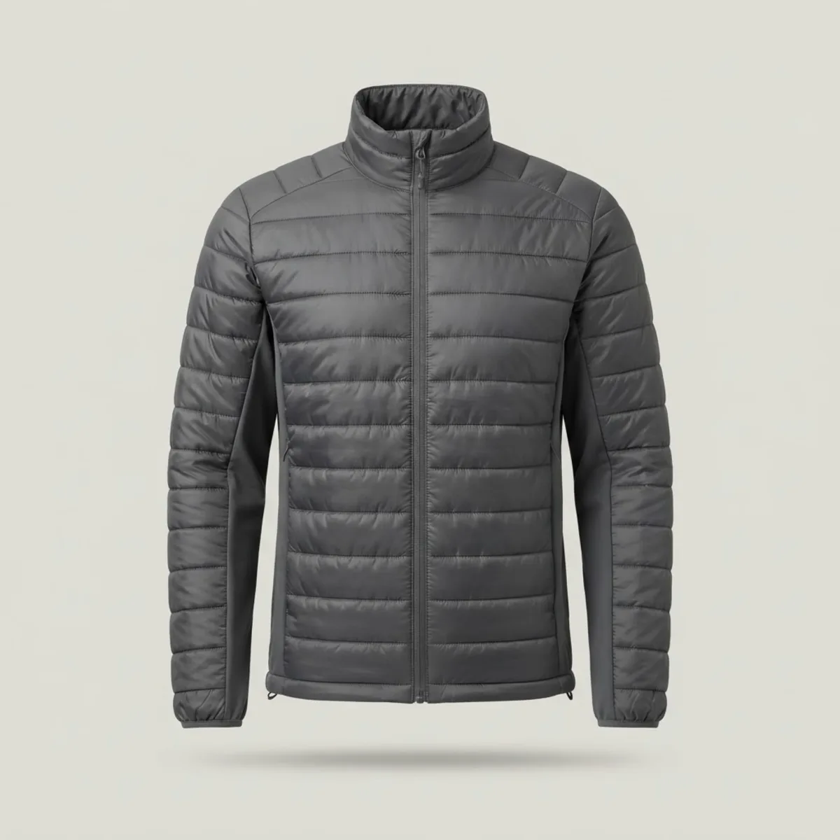 Chaqueta aislante Kelpa Haize Hybrid, color gris antracita, vista frontal