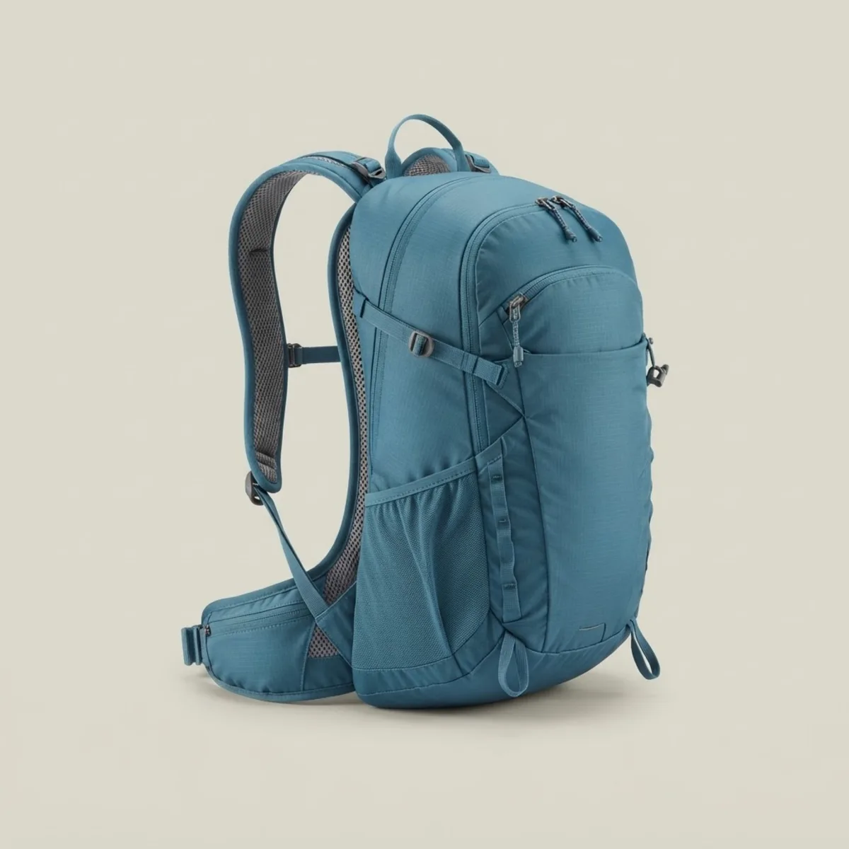 Mochila Ibarlan Gaztelu 24 W, color azul lago, vista de tres cuartos