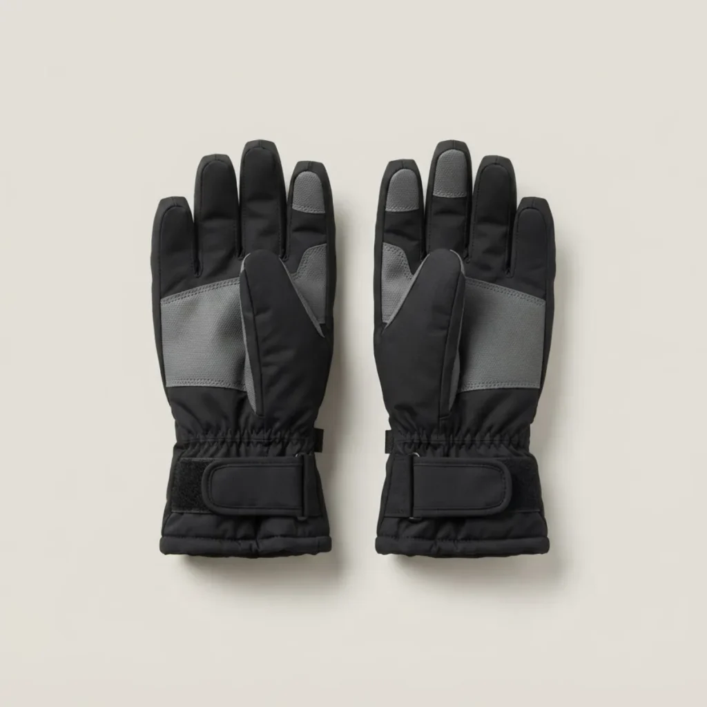 Guantes impermeables Kelpa Glove Dry, par de guantes negros con palma gris